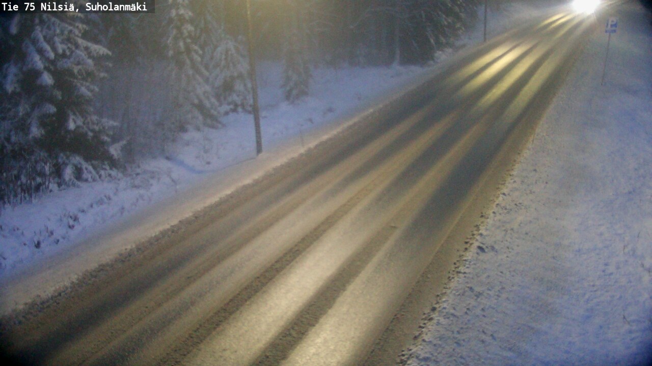 Weather Camera Image Road 75 Nilsiä, Suholanmäki, Kuopio, Pohjois-Savo