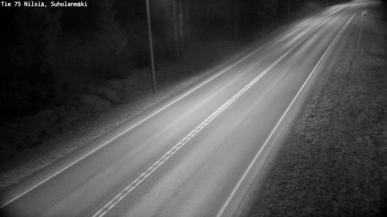 Weather Camera Image Väg 75 Nilsiä, Suholanmäki, Kuopio, Pohjois-Savo