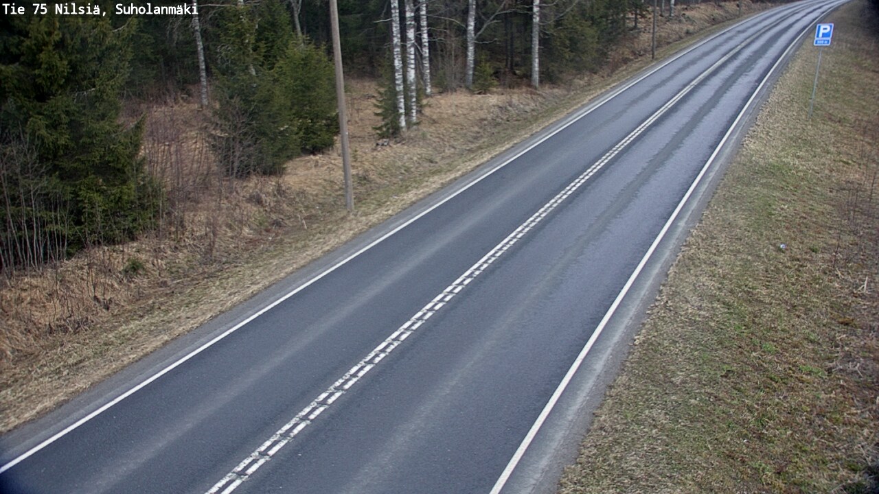 Weather Camera Image Road 75 Nilsiä, Suholanmäki, Kuopio, Pohjois-Savo