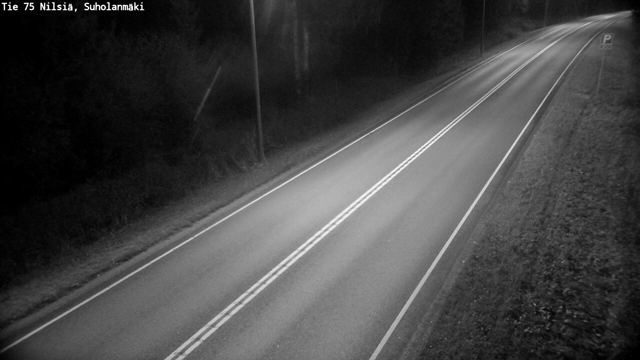 Weather Camera Image Road 75 Nilsiä, Suholanmäki, Kuopio, Pohjois-Savo