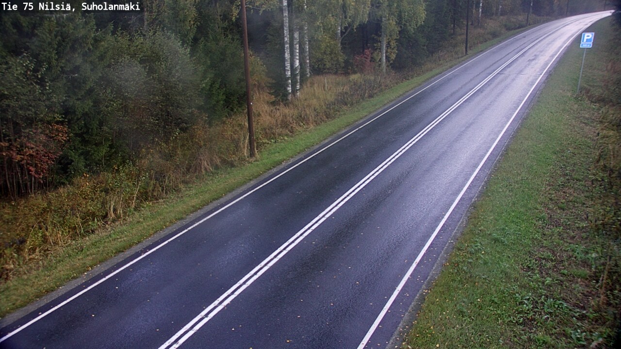Weather Camera Image Road 75 Nilsiä, Suholanmäki, Kuopio, Pohjois-Savo