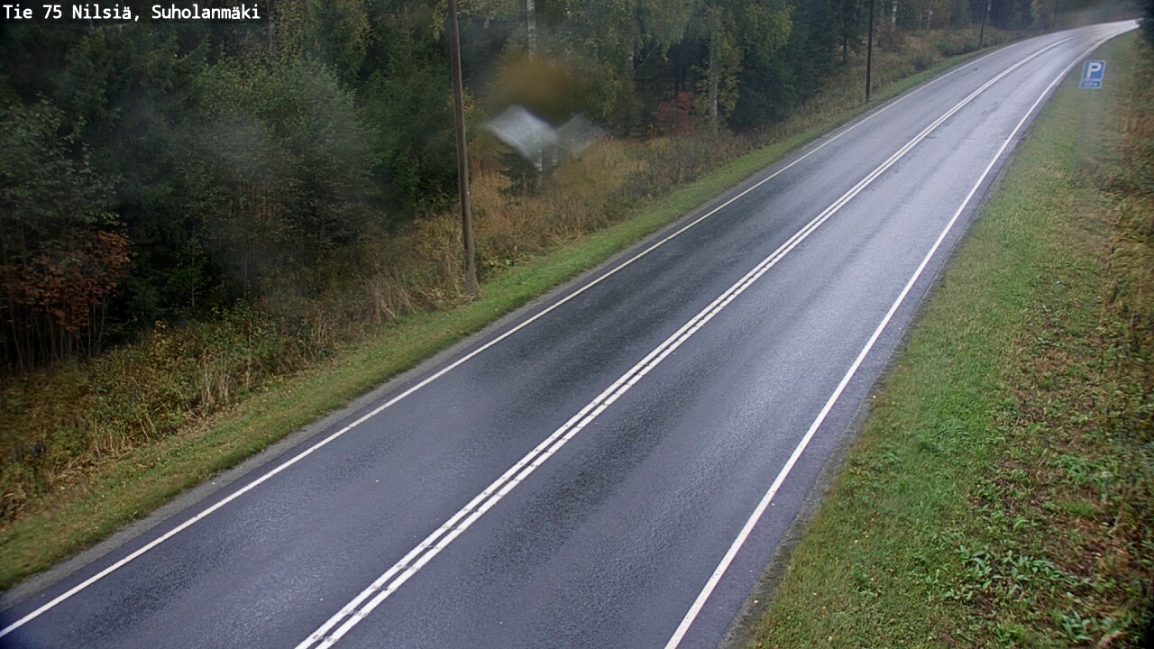 Weather Camera Image Road 75 Nilsiä, Suholanmäki, Kuopio, Pohjois-Savo