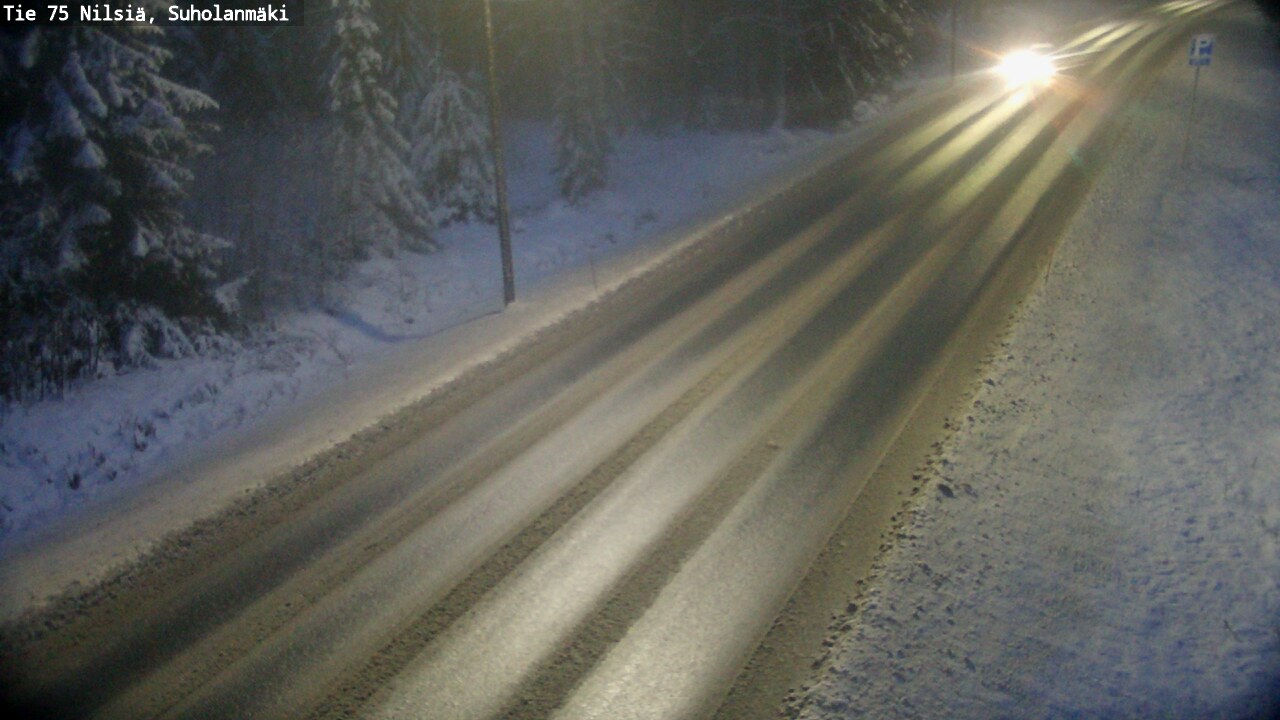Weather Camera Image Road 75 Nilsiä, Suholanmäki, Kuopio, Pohjois-Savo