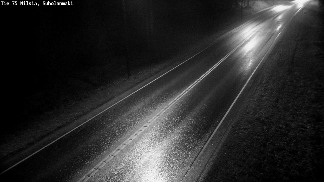 Weather Camera Image Road 75 Nilsiä, Suholanmäki, Kuopio, Pohjois-Savo