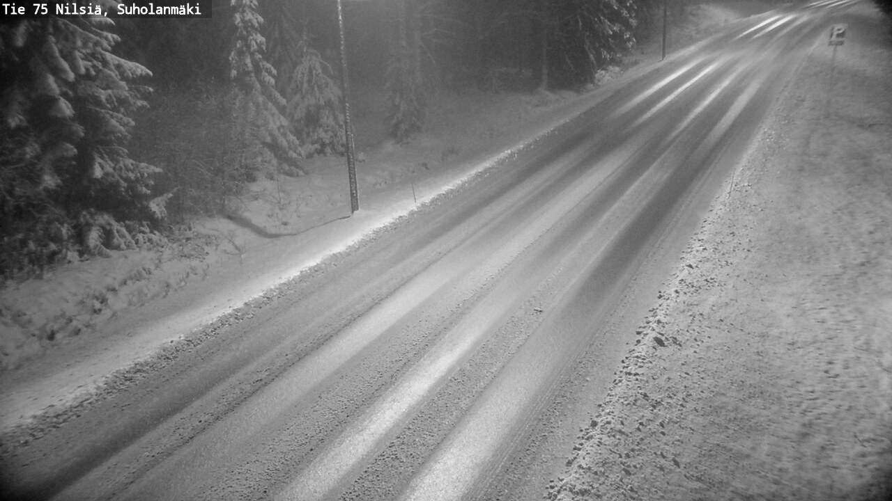 Weather Camera Image Road 75 Nilsiä, Suholanmäki, Kuopio, Pohjois-Savo