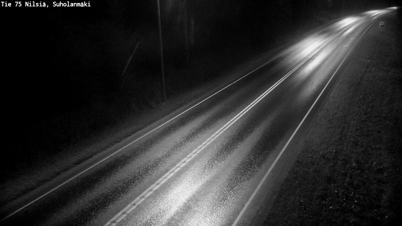 Weather Camera Image Road 75 Nilsiä, Suholanmäki, Kuopio, Pohjois-Savo