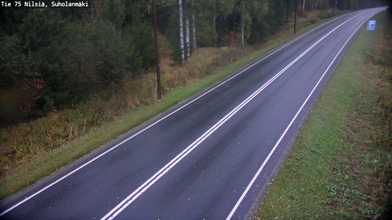 Weather Camera Image Road 75 Nilsiä, Suholanmäki, Kuopio, Pohjois-Savo