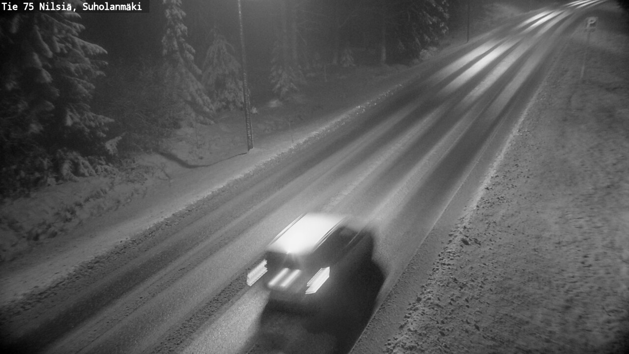 Weather Camera Image Road 75 Nilsiä, Suholanmäki, Kuopio, Pohjois-Savo