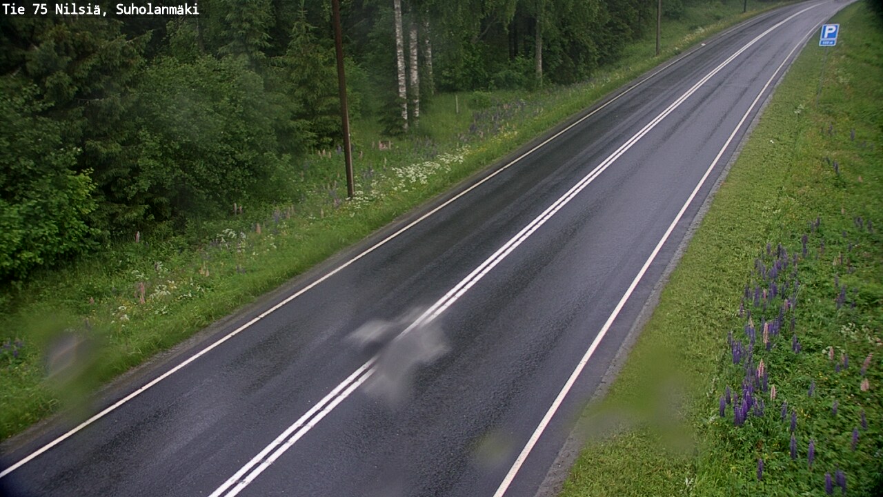 Weather Camera Image Road 75 Nilsiä, Suholanmäki, Kuopio, Pohjois-Savo