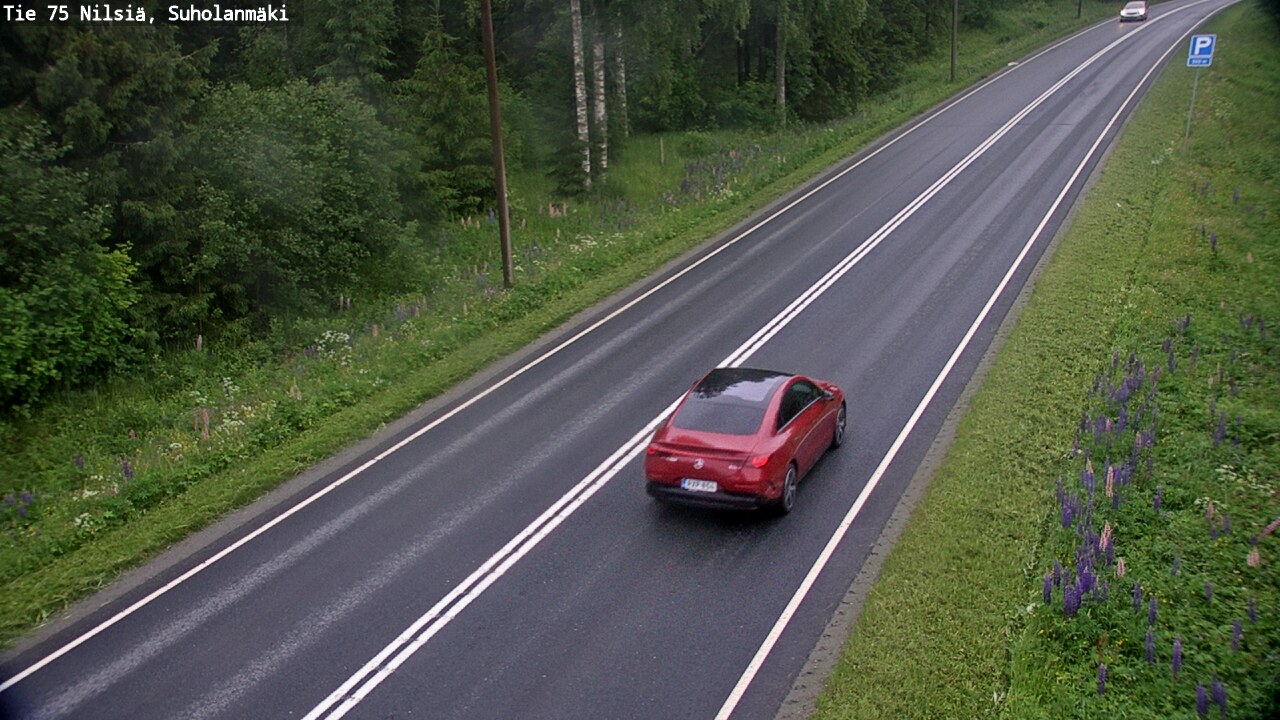 Weather Camera Image Road 75 Nilsiä, Suholanmäki, Kuopio, Pohjois-Savo