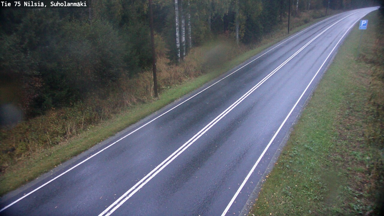Weather Camera Image Road 75 Nilsiä, Suholanmäki, Kuopio, Pohjois-Savo