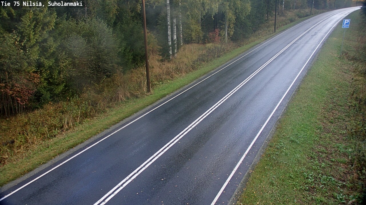 Weather Camera Image Road 75 Nilsiä, Suholanmäki, Kuopio, Pohjois-Savo