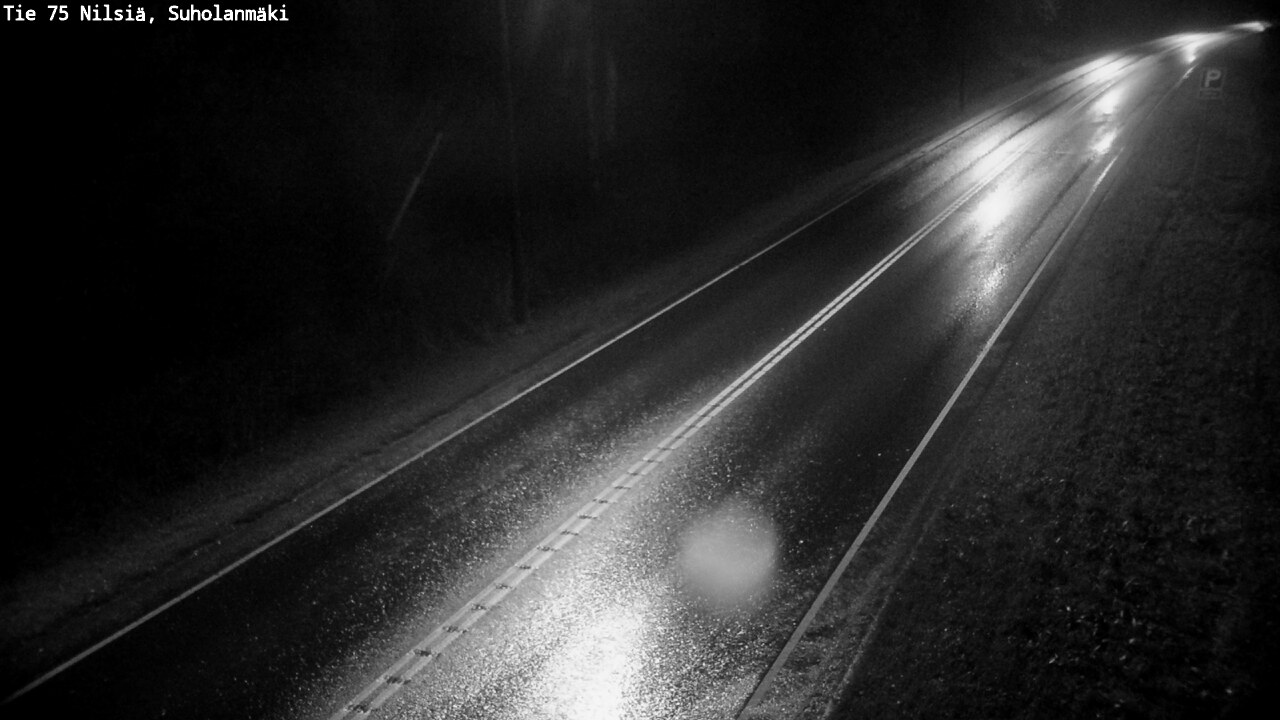 Weather Camera Image Road 75 Nilsiä, Suholanmäki, Kuopio, Pohjois-Savo