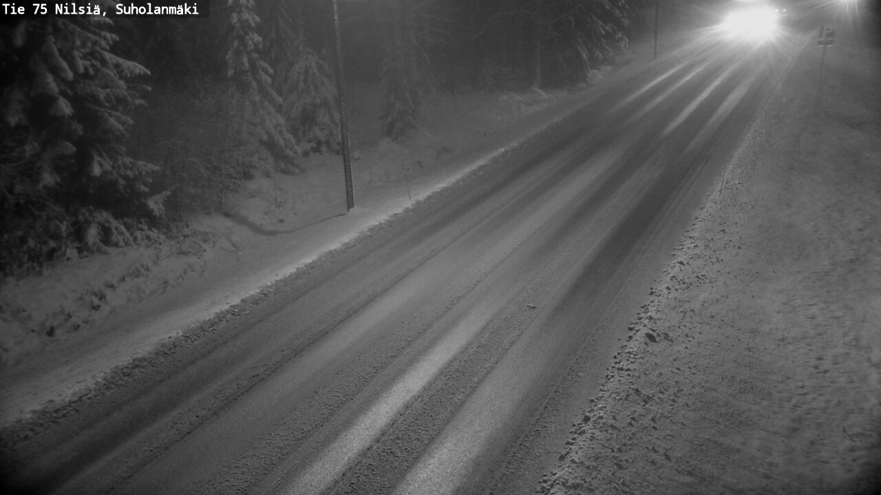 Weather Camera Image Road 75 Nilsiä, Suholanmäki, Kuopio, Pohjois-Savo