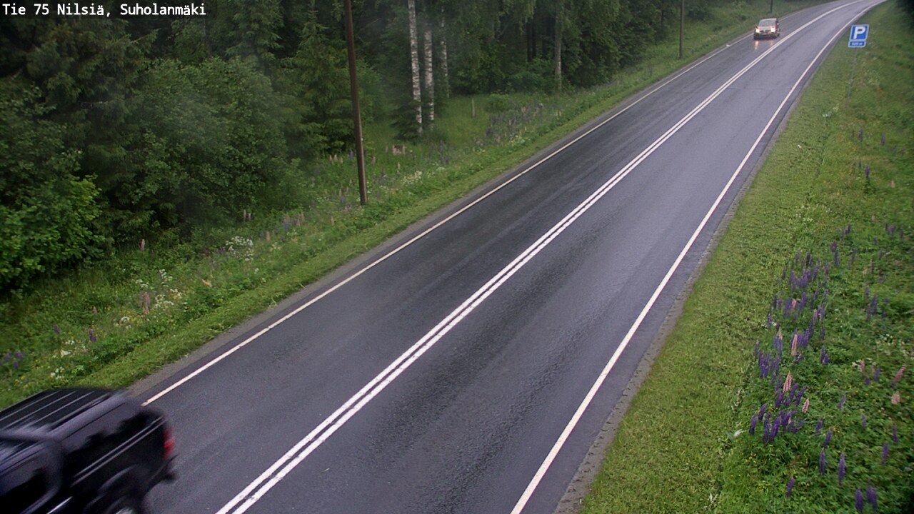 Weather Camera Image Road 75 Nilsiä, Suholanmäki, Kuopio, Pohjois-Savo