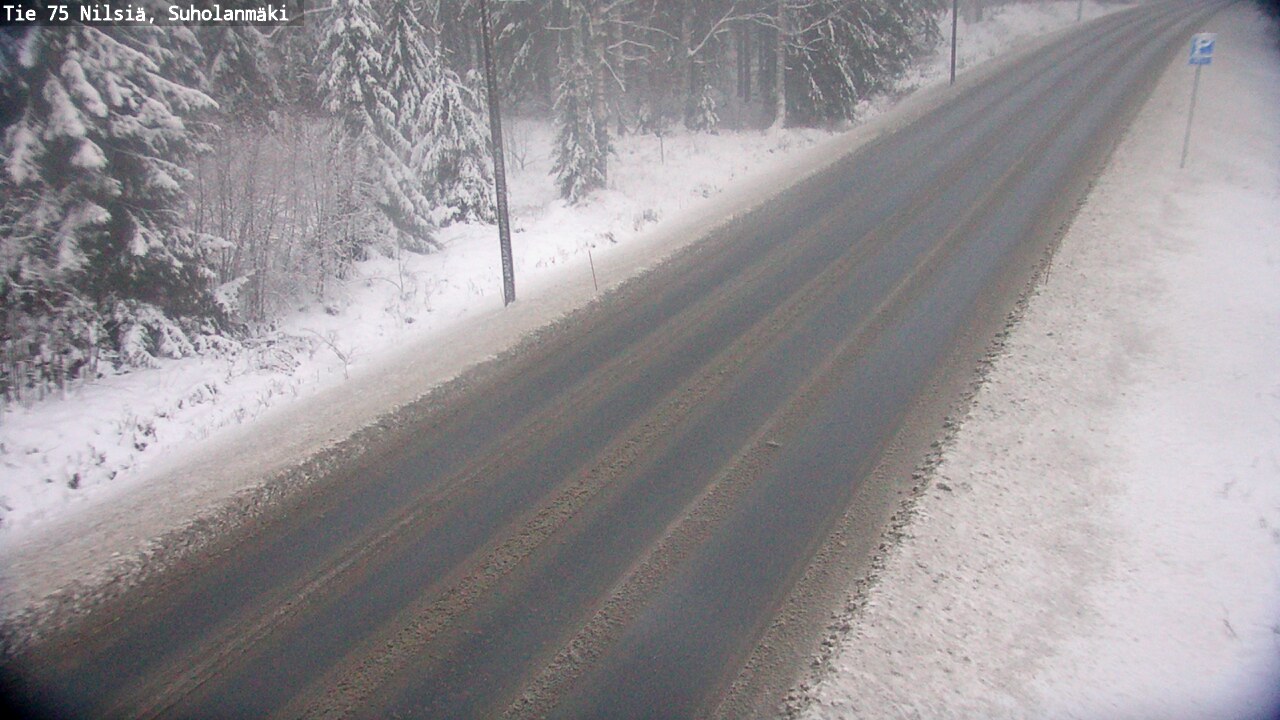 Weather Camera Image Road 75 Nilsiä, Suholanmäki, Kuopio, Pohjois-Savo
