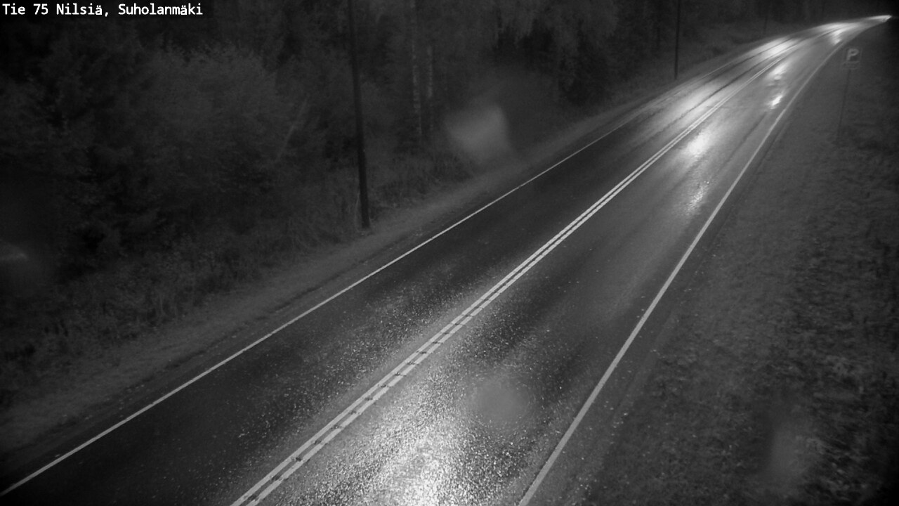 Weather Camera Image Road 75 Nilsiä, Suholanmäki, Kuopio, Pohjois-Savo