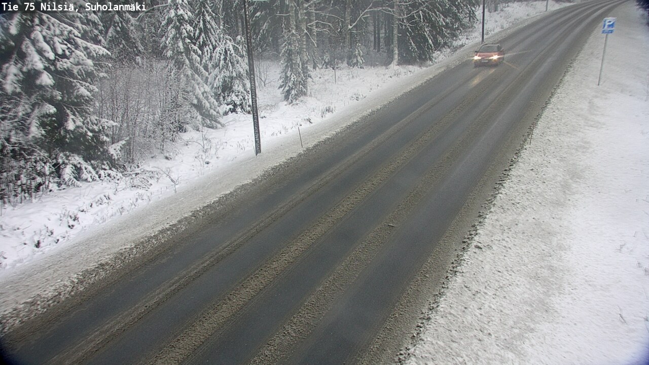 Weather Camera Image Road 75 Nilsiä, Suholanmäki, Kuopio, Pohjois-Savo
