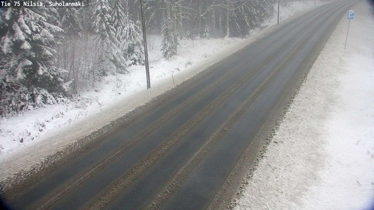 Weather Camera Image Road 75 Nilsiä, Suholanmäki, Kuopio, Pohjois-Savo