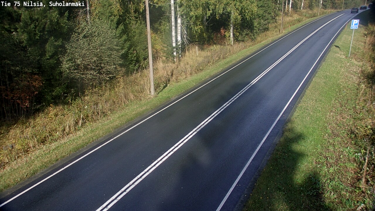 Weather Camera Image Road 75 Nilsiä, Suholanmäki, Kuopio, Pohjois-Savo
