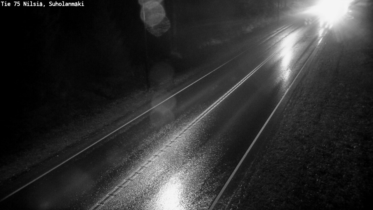 Weather Camera Image Väg 75 Nilsiä, Suholanmäki, Kuopio, Pohjois-Savo