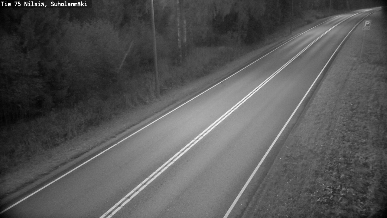 Weather Camera Image Road 75 Nilsiä, Suholanmäki, Kuopio, Pohjois-Savo