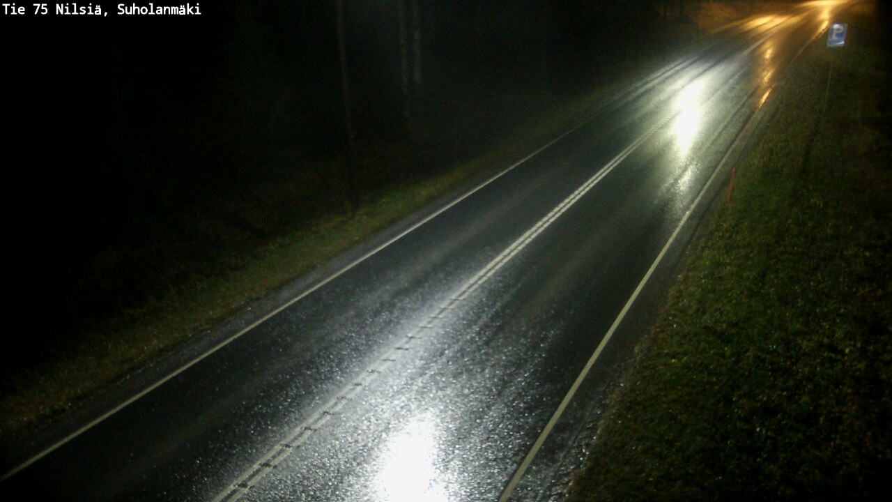 Weather Camera Image Väg 75 Nilsiä, Suholanmäki, Kuopio, Pohjois-Savo