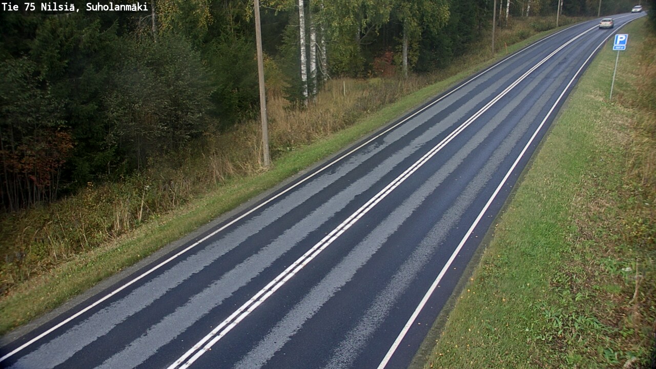 Weather Camera Image Road 75 Nilsiä, Suholanmäki, Kuopio, Pohjois-Savo