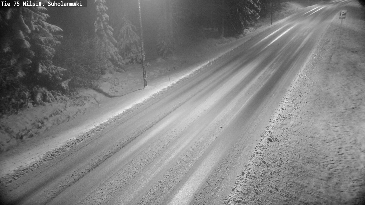 Weather Camera Image Road 75 Nilsiä, Suholanmäki, Kuopio, Pohjois-Savo