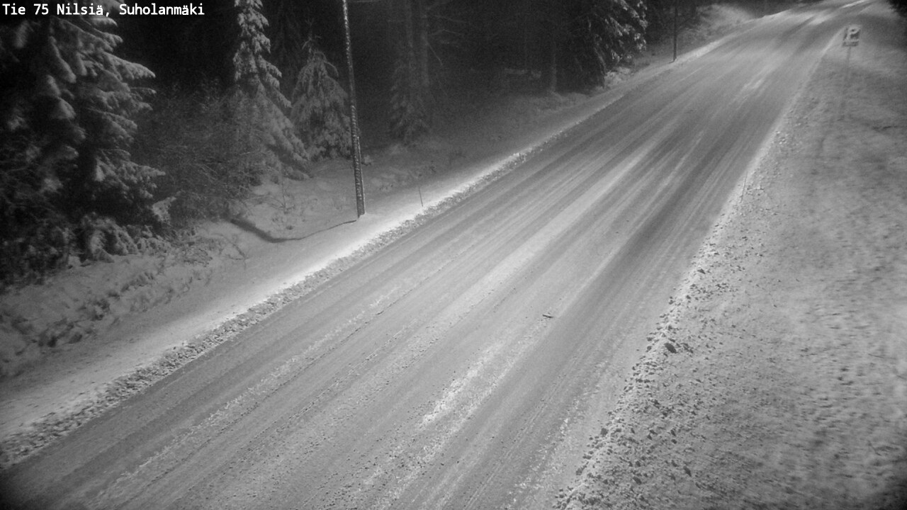 Weather Camera Image Road 75 Nilsiä, Suholanmäki, Kuopio, Pohjois-Savo