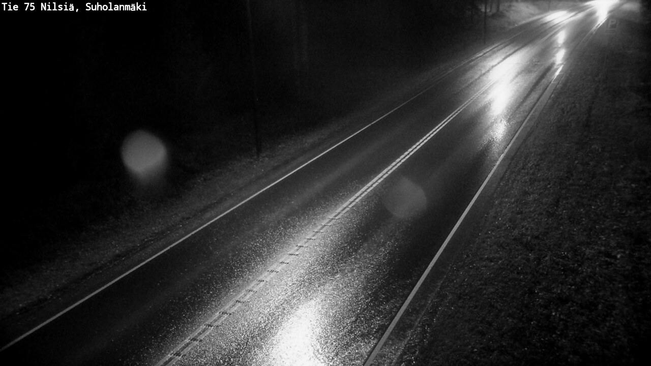 Weather Camera Image Väg 75 Nilsiä, Suholanmäki, Kuopio, Pohjois-Savo