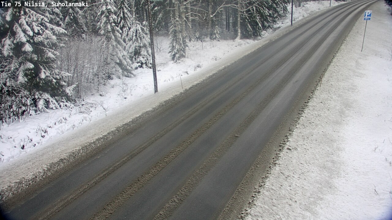 Weather Camera Image Road 75 Nilsiä, Suholanmäki, Kuopio, Pohjois-Savo