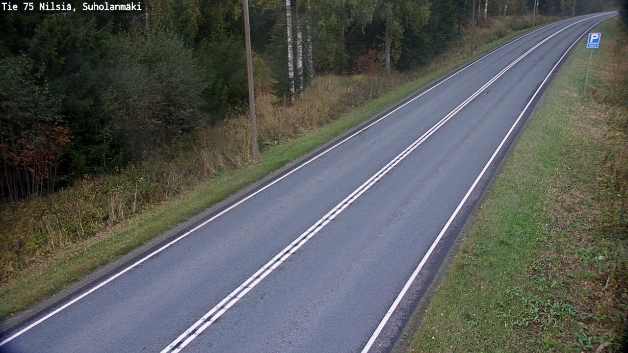 Weather Camera Image Road 75 Nilsiä, Suholanmäki, Kuopio, Pohjois-Savo