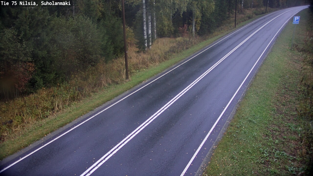 Weather Camera Image Road 75 Nilsiä, Suholanmäki, Kuopio, Pohjois-Savo