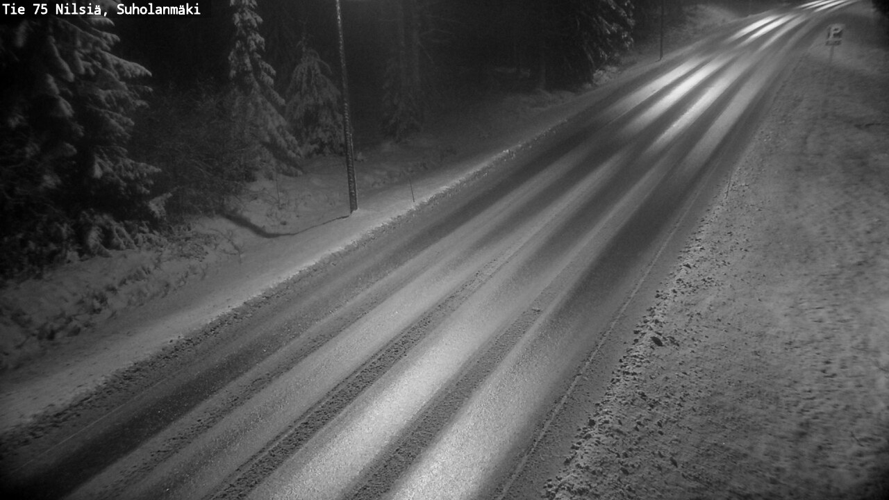 Weather Camera Image Road 75 Nilsiä, Suholanmäki, Kuopio, Pohjois-Savo