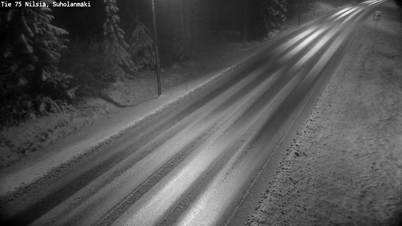 Weather Camera Image Road 75 Nilsiä, Suholanmäki, Kuopio, Pohjois-Savo