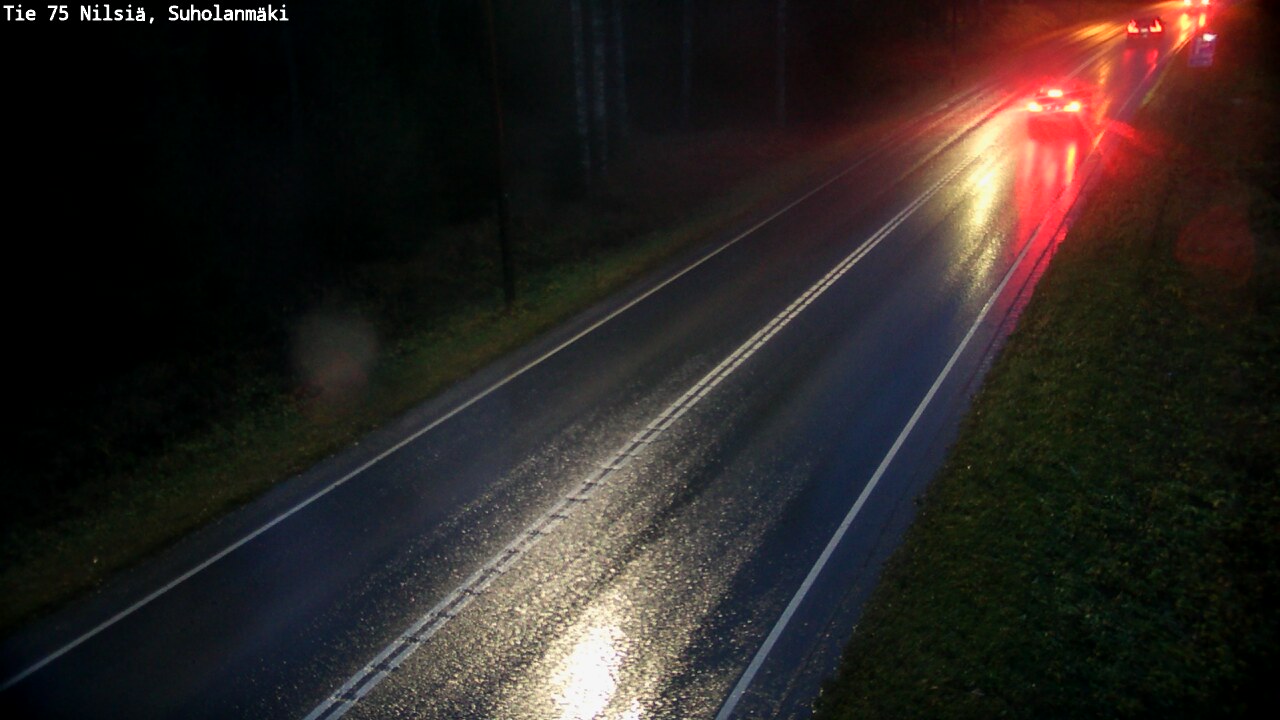 Weather Camera Image Väg 75 Nilsiä, Suholanmäki, Kuopio, Pohjois-Savo