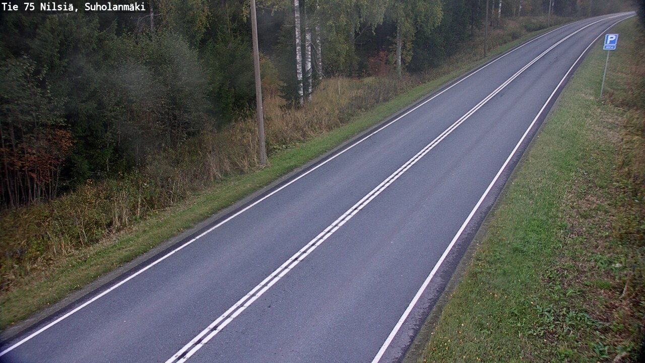 Weather Camera Image Road 75 Nilsiä, Suholanmäki, Kuopio, Pohjois-Savo