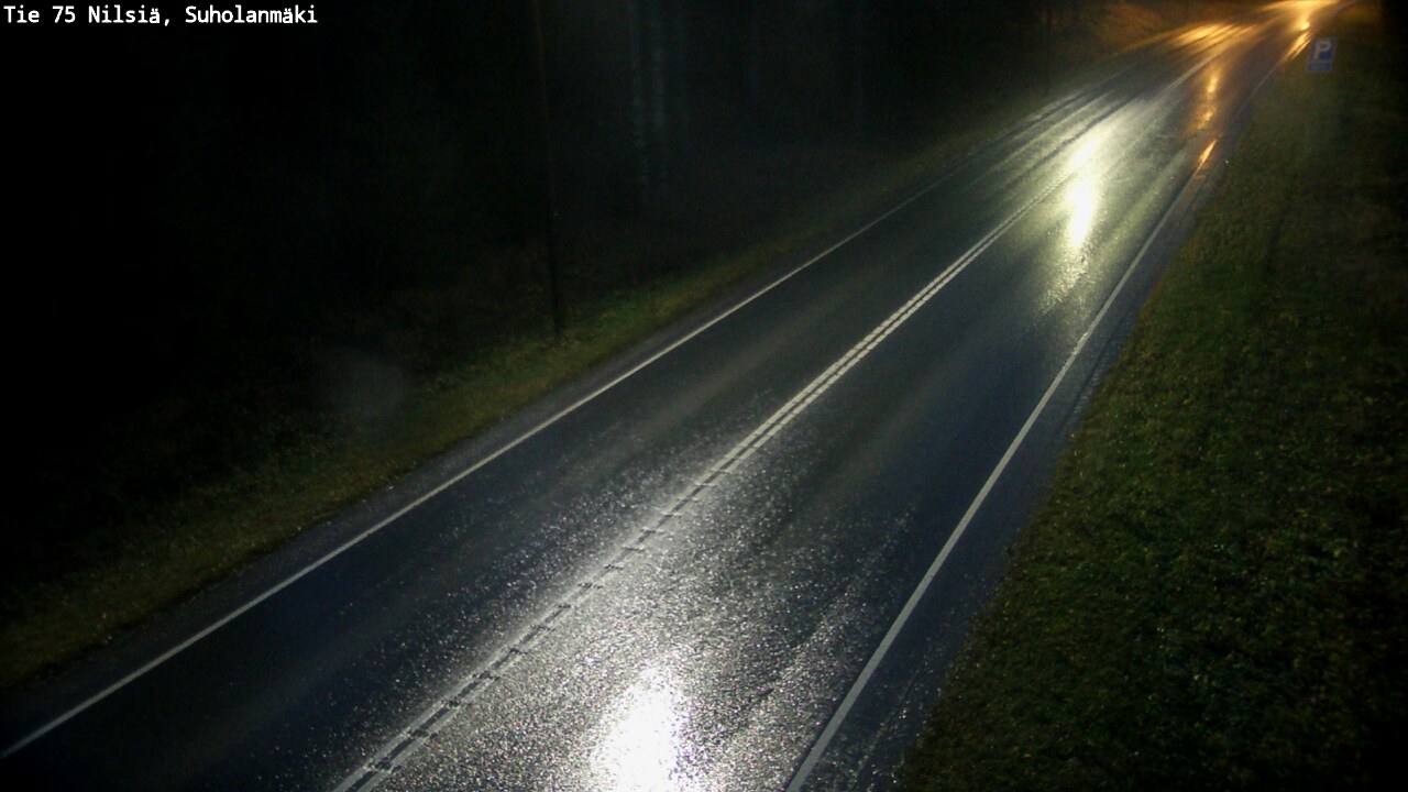 Weather Camera Image Väg 75 Nilsiä, Suholanmäki, Kuopio, Pohjois-Savo