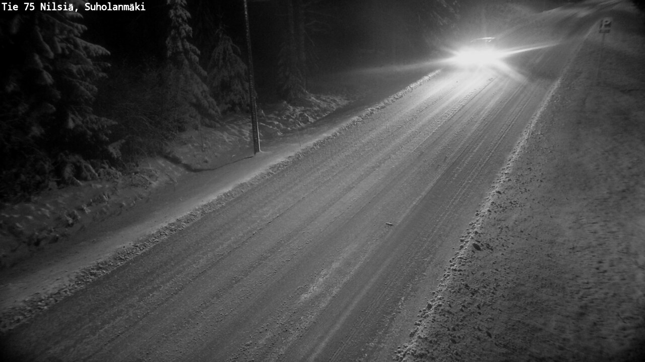 Weather Camera Image Road 75 Nilsiä, Suholanmäki, Kuopio, Pohjois-Savo
