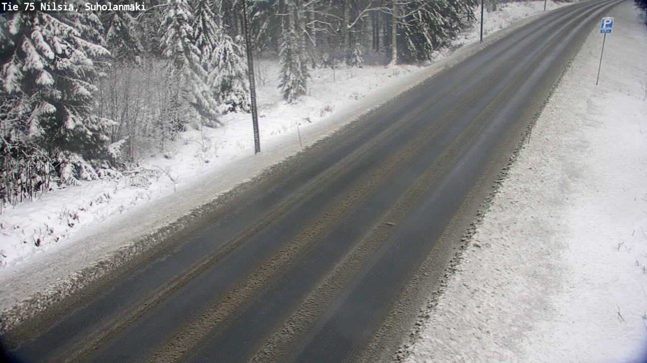 Weather Camera Image Road 75 Nilsiä, Suholanmäki, Kuopio, Pohjois-Savo