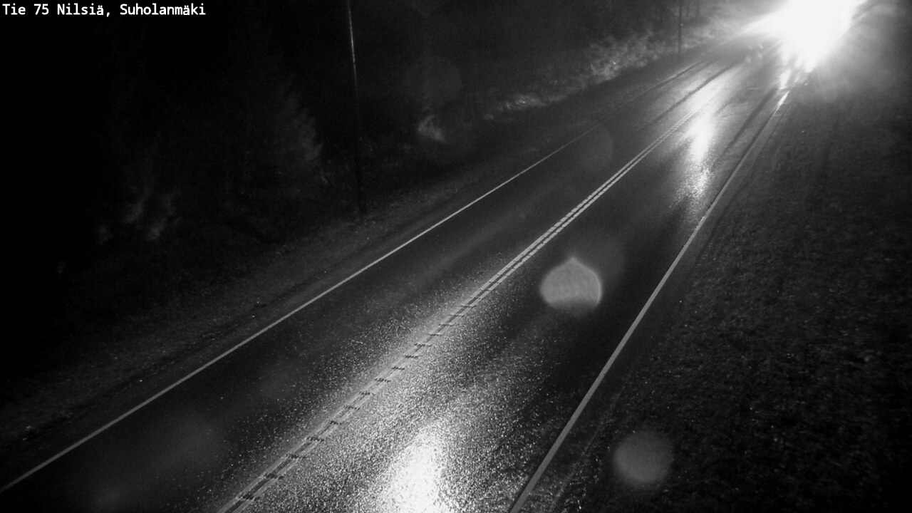Weather Camera Image Väg 75 Nilsiä, Suholanmäki, Kuopio, Pohjois-Savo