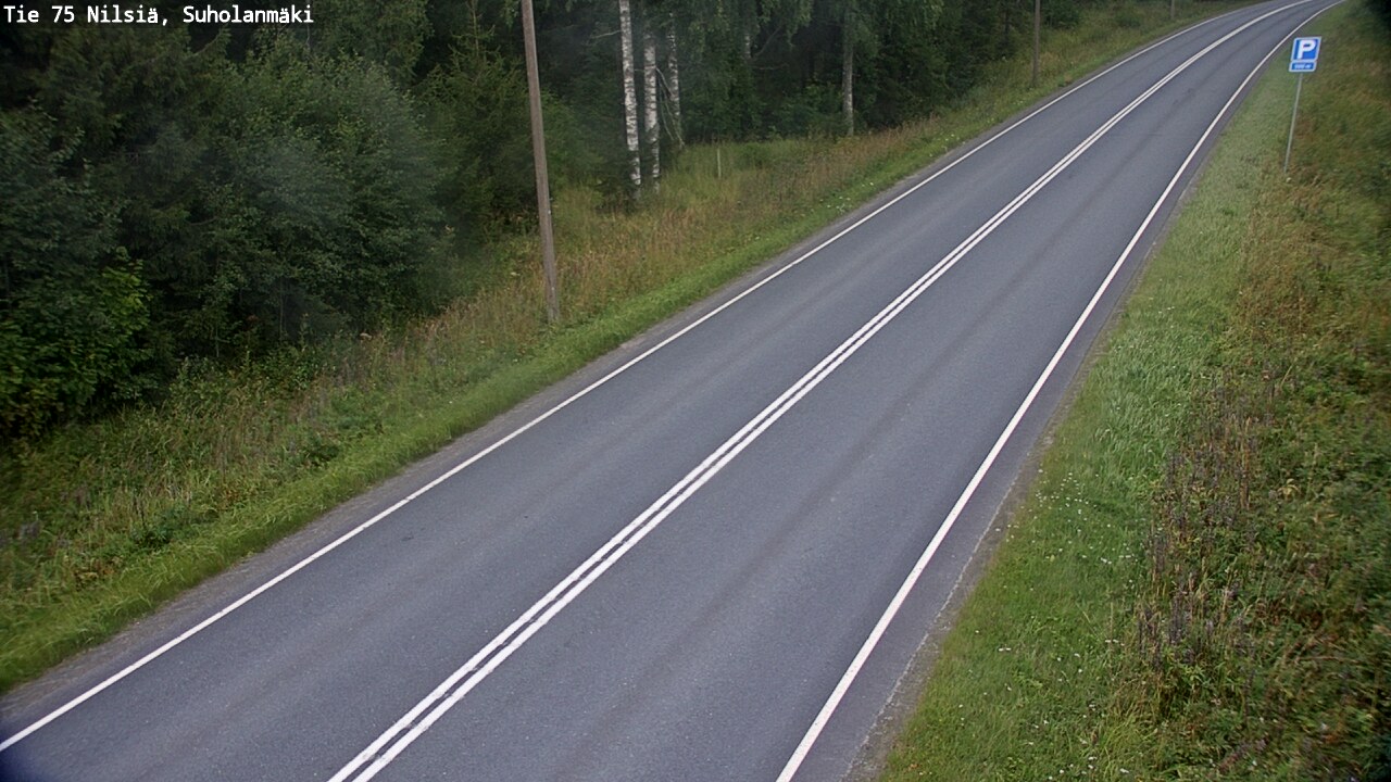 Weather Camera Image Road 75 Nilsiä, Suholanmäki, Kuopio, Pohjois-Savo