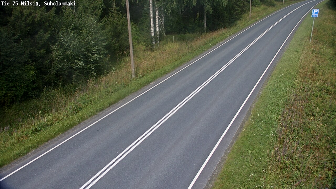 Weather Camera Image Road 75 Nilsiä, Suholanmäki, Kuopio, Pohjois-Savo