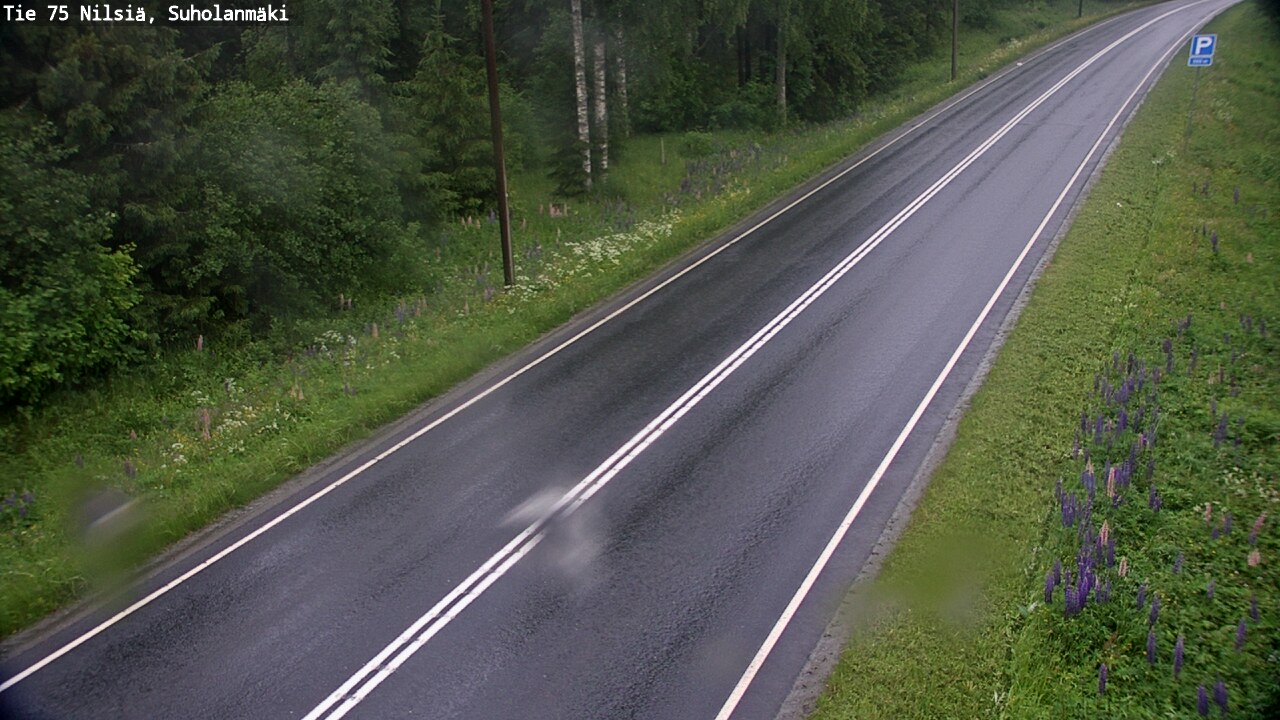 Weather Camera Image Road 75 Nilsiä, Suholanmäki, Kuopio, Pohjois-Savo