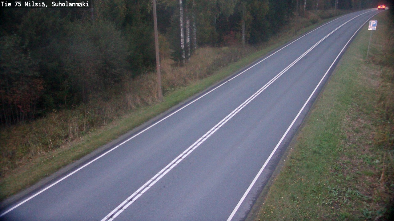 Weather Camera Image Road 75 Nilsiä, Suholanmäki, Kuopio, Pohjois-Savo