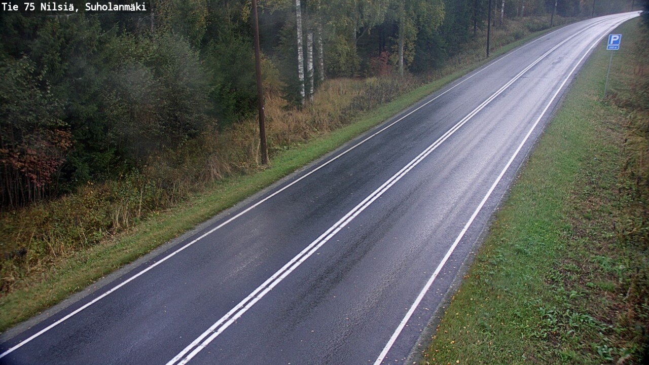 Weather Camera Image Road 75 Nilsiä, Suholanmäki, Kuopio, Pohjois-Savo
