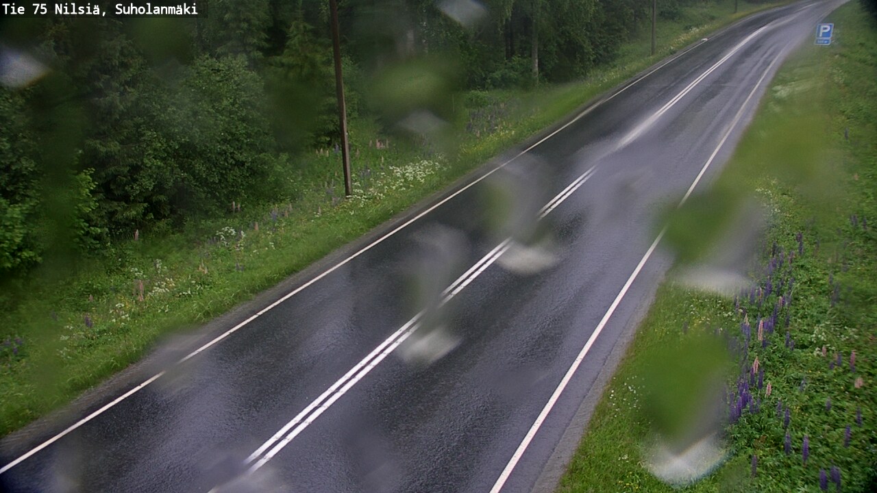Weather Camera Image Road 75 Nilsiä, Suholanmäki, Kuopio, Pohjois-Savo