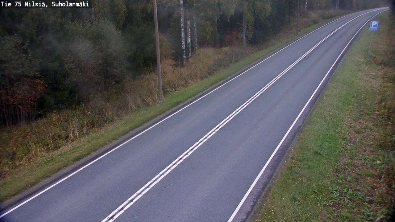 Weather Camera Image Road 75 Nilsiä, Suholanmäki, Kuopio, Pohjois-Savo