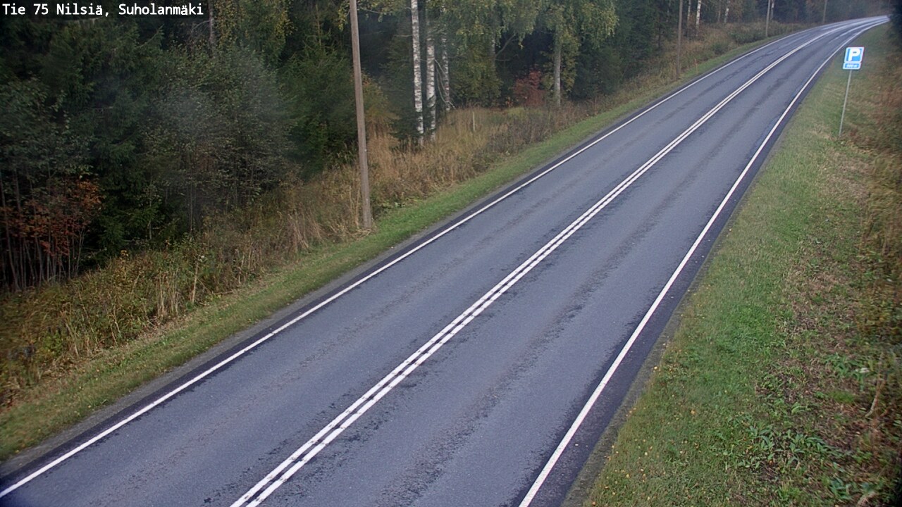 Weather Camera Image Road 75 Nilsiä, Suholanmäki, Kuopio, Pohjois-Savo
